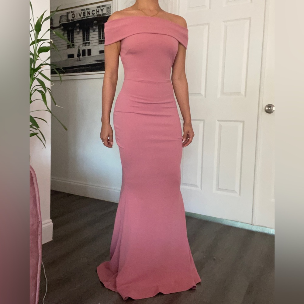 Pink formal dress